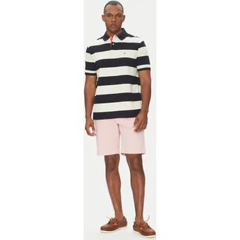 Pánské tričko Tommy Hilfiger Polokošile MW0MW39045 Tmavomodrá Regular Fit XL