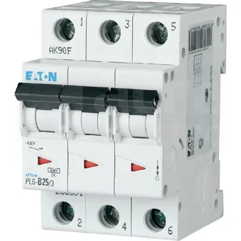 vypínač Nadproudový spínač 3P D 40A 6kA AC | EATON | PL6 | 286617