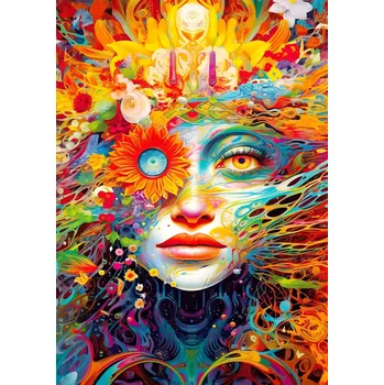 Puzzle ENJOY Smělá múza 1000 dílků