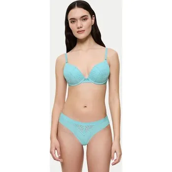 Oblečení a móda Triumph Brazilské kalhotky Aura Spotlight 10216453 Světle modrá 38