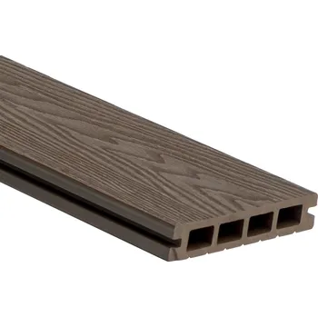 Terasové prkno Prkno terasové WPC PERI 3D OSK duté - chocolate (25×136×2900mm)