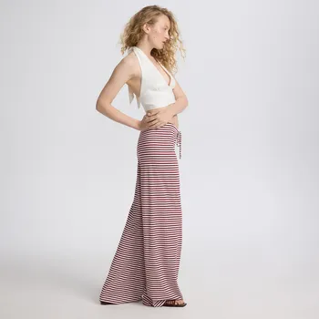 Dámské kalhoty Reserved - Volné pruhované kalhoty - vícebarevná - ZQ556-MLC - ZQ556-MLC-M