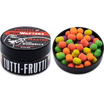 Boilies MINI Činka Wafters FLUO MASTER Master Tutti Frutti OPTIMA 6 x 8 mm