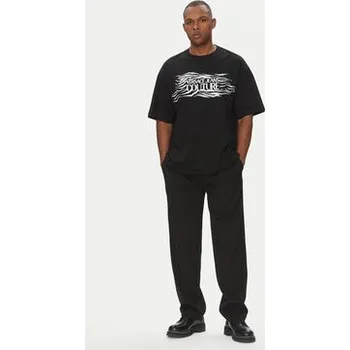 Pánské tričko Versace Jeans Couture T-Shirt 78GAH6L1 Černá Regular Fit XL