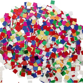 Papírová mozaika Playbox metalická 1x1 cm - 10 000 ks