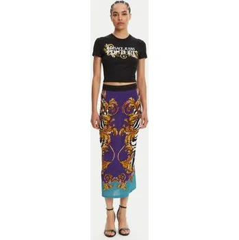 Pánské tričko Versace Jeans Couture T-Shirt 78HAHC05 Černá Slim Fit XL