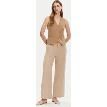 Dámské kalhoty ONLY Úpletové kalhoty Thyra 15296375 Béžová Comfort Fit S_32