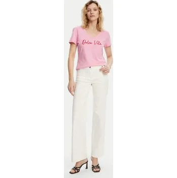 Pánské tričko Morgan T-Shirt 251-DOLCE Růžová Regular Fit M