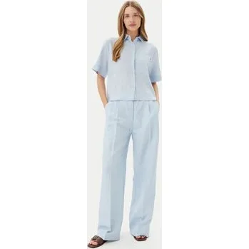 Tommy Hilfiger Kalhoty z materiálu WW0WW45460 Modrá Relaxed Fit 44