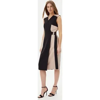 Dámské oblečení DKNY Koktejlové šaty DD5N1H61 Černá Slim Fit 6