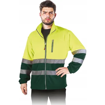 Pánské oblečení Mikina fleecová POLSTRIP YZ s reflexními prvky vel. 2XL