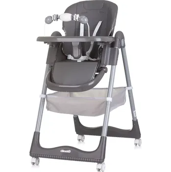 Jídelní židlička Chipolino First Spoon Ash Grey