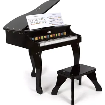 Hudební nástroj pro děti Dětské klavírní křídlo SMALL FOOT z dřeva s barevnými klávesami