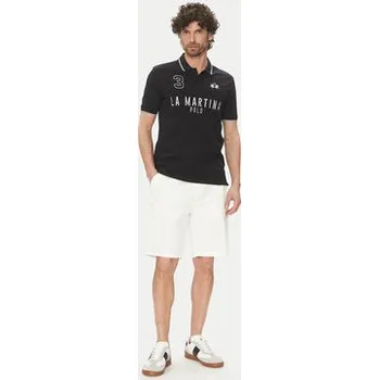 La Martina Polokošile Yeshayahu MAP320 PK001 Černá Regular Fit L