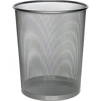 Odpadkový koš Koupelnový koš kovový Zeller 14 l šedý