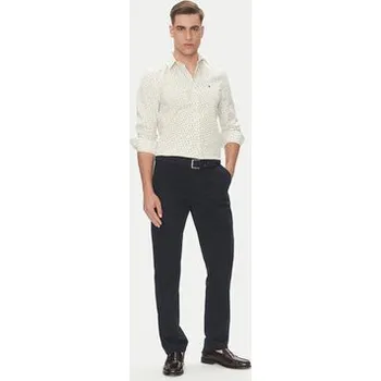 Pánská košile Tommy Hilfiger Košile MW0MW38559 Béžová Slim Fit XL