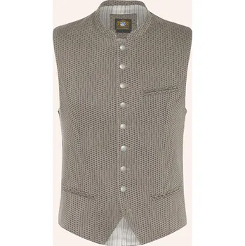 Pánská bunda Hammerschmid Pánská Krojová Vesta Kilian Slim Fit, béžová /...