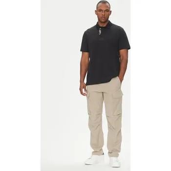 Pánská košile Versace Jeans Couture Polokošile 78GAG627 Černá Regular Fit L