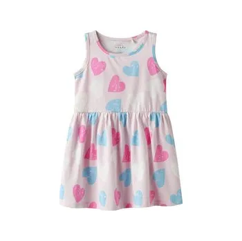 Dámské šaty NAME IT Každodenní šaty Vineo 13230153 Růžová Regular Fit 86