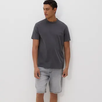 Pánské kalhoty Reserved - Džínové kraťasy jogger - světle šedá - 8578H-09J - 8578H-09J-36