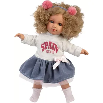 Panenka Realistická panenka Llorens Elena s měkkým textilním tělem - 35 cm