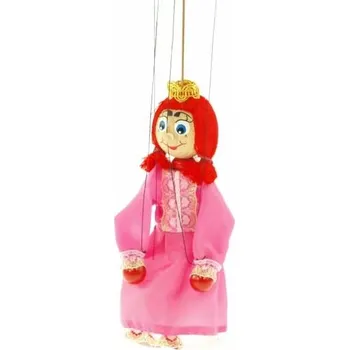 loutka Dřevěná loutka princezna