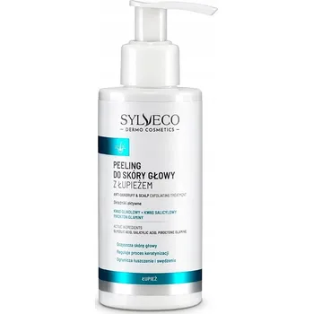 Vlasová regenerace SYLVECO DERMO Peeling na pokožku hlavy proti lupům, Čistí a reguluje, 145 ml