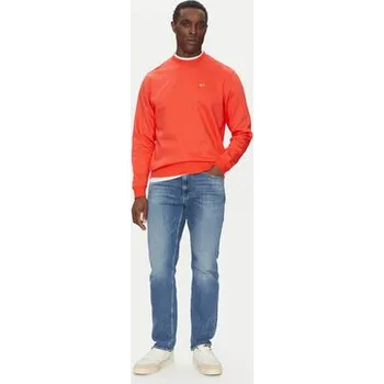 Dámská mikina Tommy Jeans Mikina DM0DM20741 Oranžová Regular Fit XL