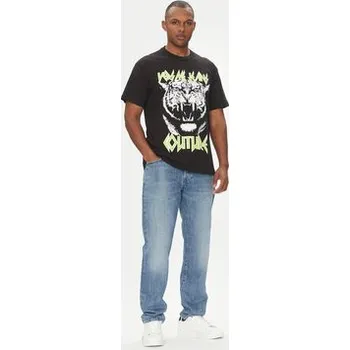 Pánské tričko Versace Jeans Couture T-Shirt 78GAHT06 Černá Regular Fit M