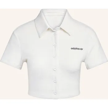 Adidas Originals Dámská Cropped Polokošile Striped Towel...