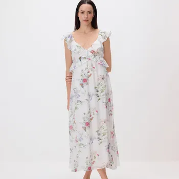 Dámské šaty Reserved - Květované šaty - vícebarevná - WW252-MLC - WW252-MLC-M