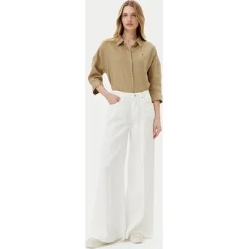 Pánská košile Tommy Hilfiger Košile WW0WW46169 Béžová Loose Fit 32