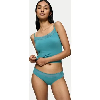 Dámské oblečení Triumph Klasické kalhotky Feel Of Modal 10214403 Tyrkysová S