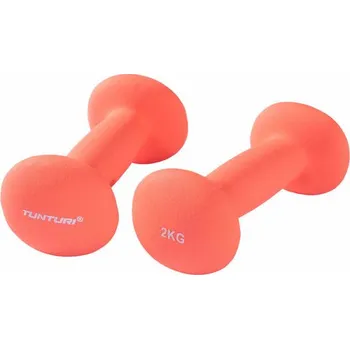 Činka neoprén TUNTURI 2 x 2,0 kg červená