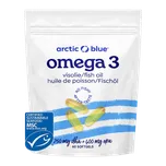 arctic blue® Omega 3 (250mg DHA & 400mg EPA) původ Aljaška - 60 kapslí