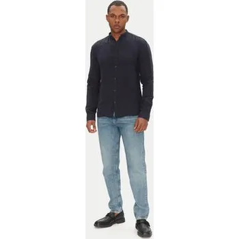 Pánská košile HUGO Košile Elvory 50490740 Tmavomodrá Slim Fit XL