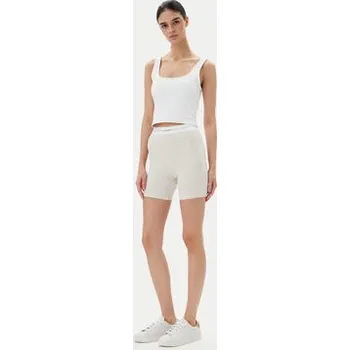 Dámské pyžamo Calvin Klein Underwear Pyžamové šortky 000QS7216E Béžová Slim Fit XS