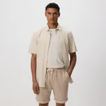 Reserved - Strukturální šortky regular - béžová - 3857C-80X - 3857C-80X-XS