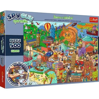 Puzzle Trefl Spy Guy Lost Europa 500 dílků