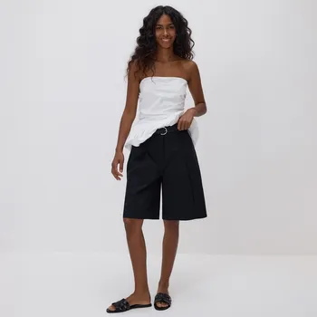 Reserved - Bermudy s páskem - černý - YT279-99X - YT279-99X-40