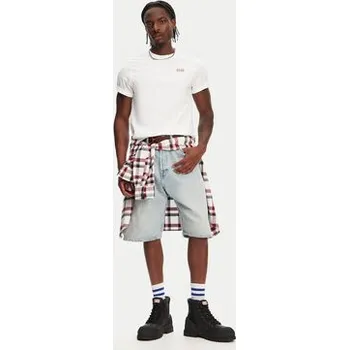 Pánské tričko Hunter T-Shirt Tavish HARM0082251 Bílá Regular Fit XL