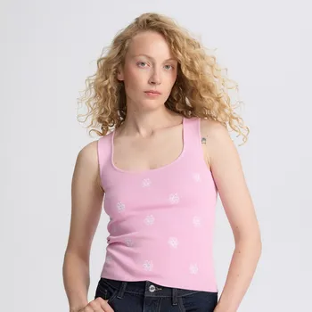 Dámský svetr Reserved - Halenka s příměsí viskózy - růžová - 100EF-30X - 100EF-30X-XL