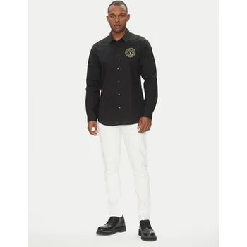 Versace Jeans Couture Košile 78GALYS1 Černá Slim Fit 50