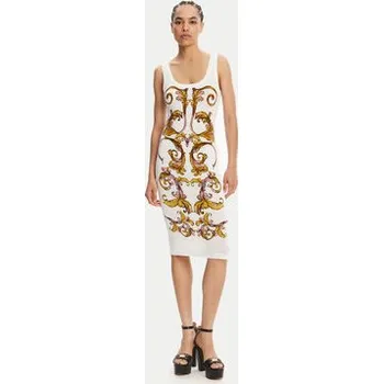 Dámské šaty Versace Jeans Couture Každodenní šaty 78HAO9P6 Bílá Slim Fit 42