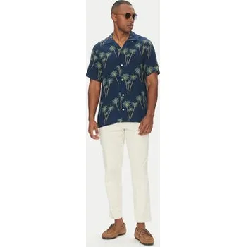 Pánská móda Tommy Hilfiger Košile MW0MW38580 Tmavomodrá Regular Fit M