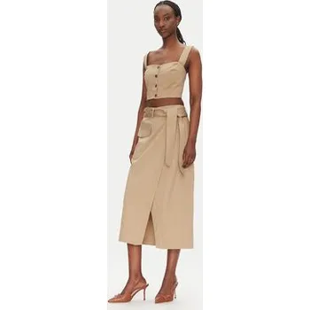 Dámská sukně ACCESS FASHION Midi sukně 53-6037-502 Béžová Regular Fit L