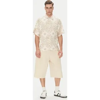 Pánská košile Jack & Jones Košile Hydra 12277225 Béžová Relaxed Fit M