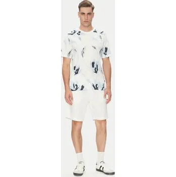 Pánské tričko Jack & Jones T-Shirt Palermo 12279351 Bílá Regular Fit S