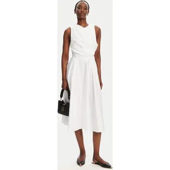 Dámské šaty Elisabetta Franchi Koktejlové šaty ABT5252E2 100 Bílá Regular Fit 38