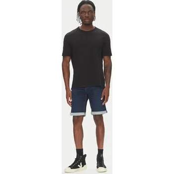 Mustang Džínové šortky Chicago Z 1016349 Tmavomodrá Slim Fit 34